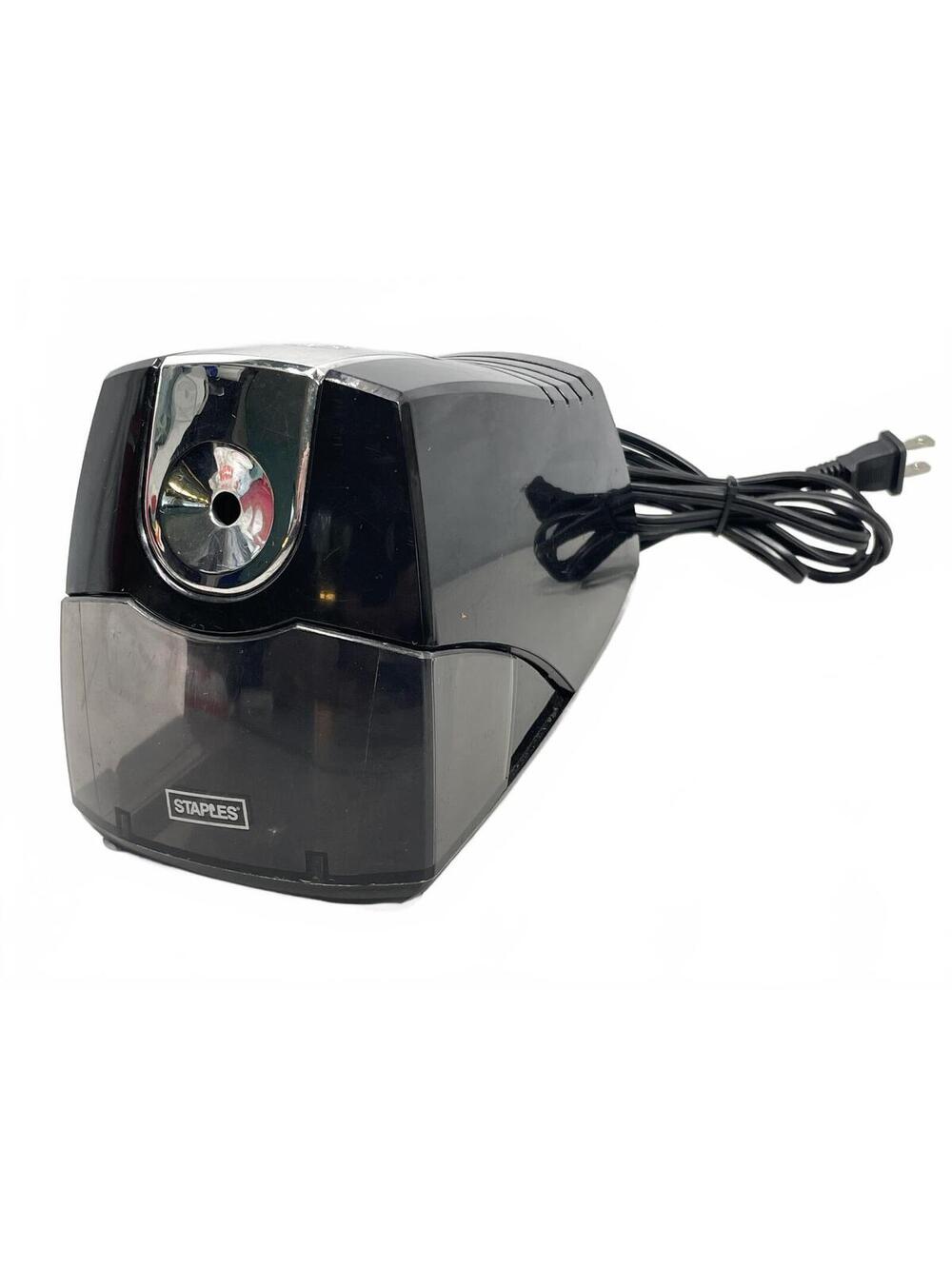 Staples Electric Pencil Sharpener Black Corded Office School Supply Tested Works